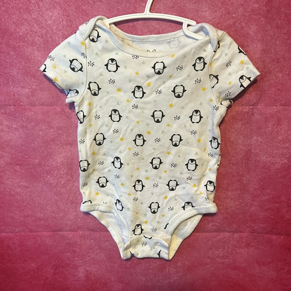 (3 for $10) 18 Month Baby Penguin Onesie